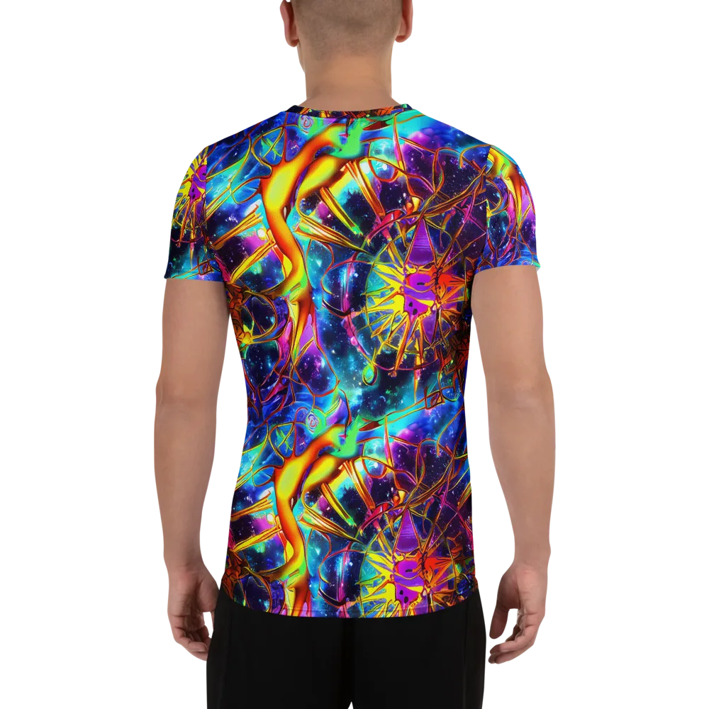Starfire Circuit on Men's Athletic T-Shirt — Back