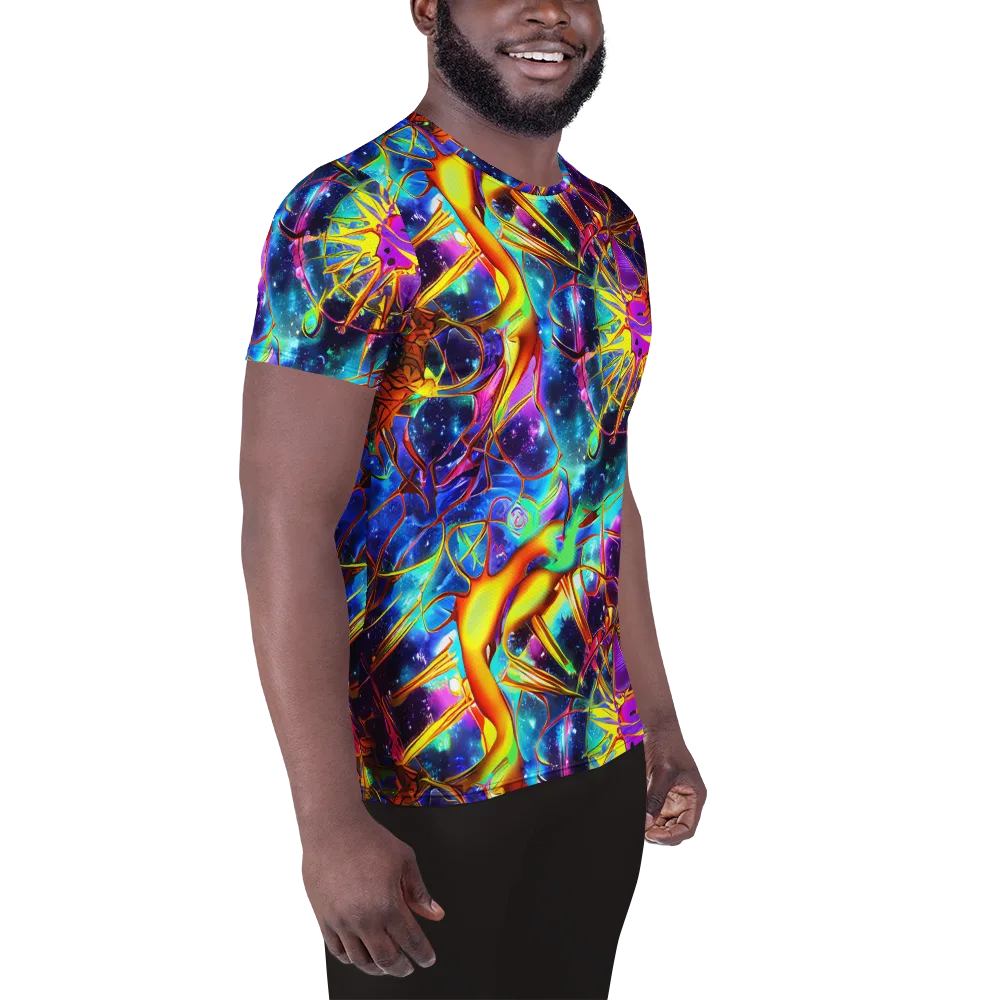 Starfire Circuit on Men's Athletic T-Shirt — Right