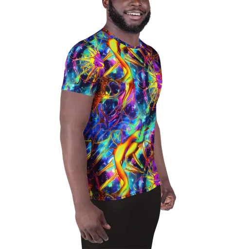 Starfire Circuit on a Men's Athletic T-Shirt
