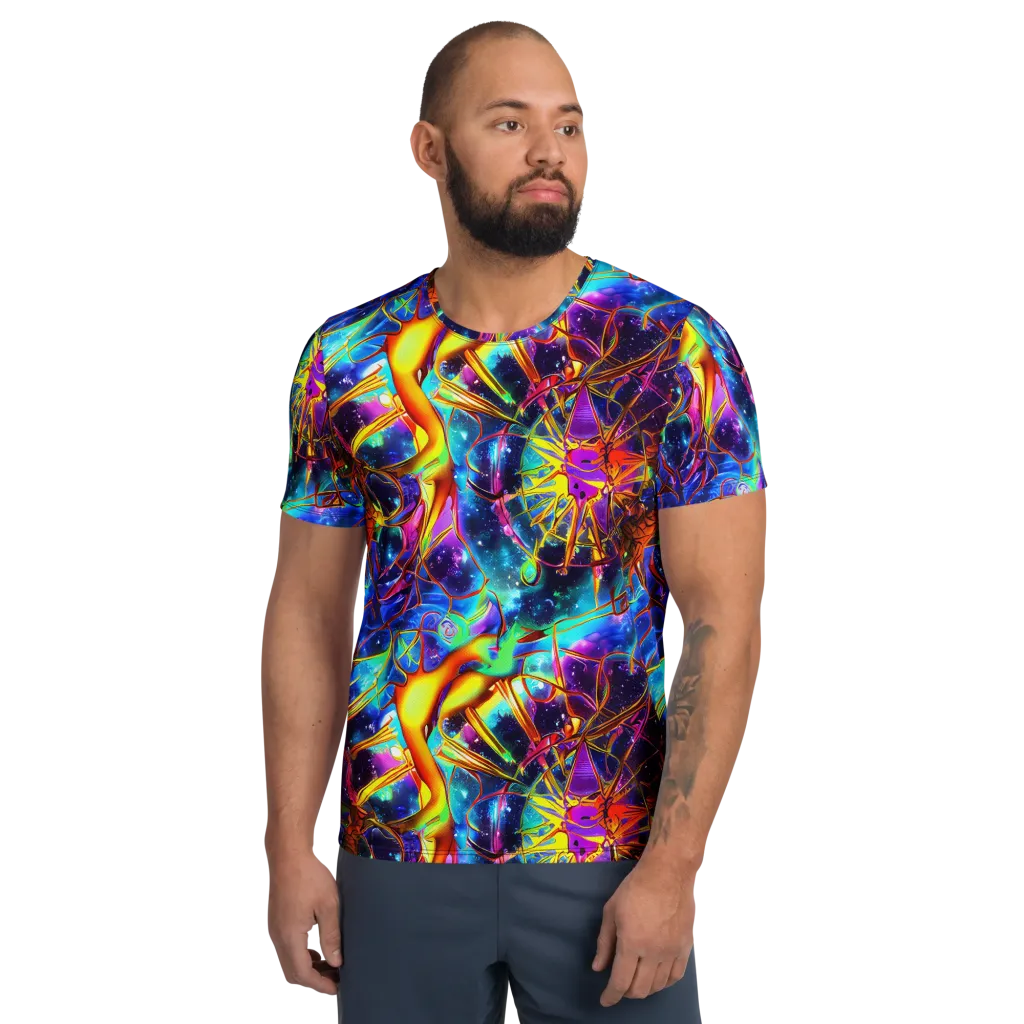 Starfire Circuit on Men's Athletic T-Shirt — Front