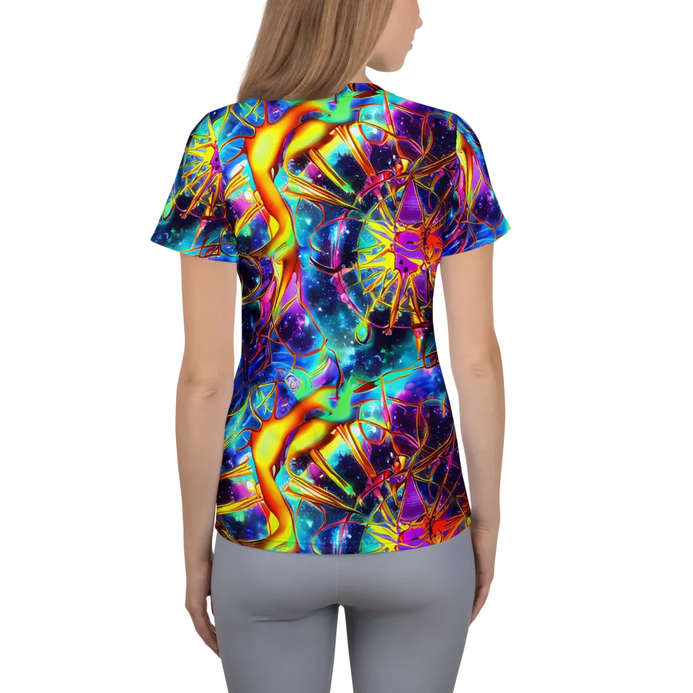 Starfire Circuit on Women's Athletic T-Shirt — Back