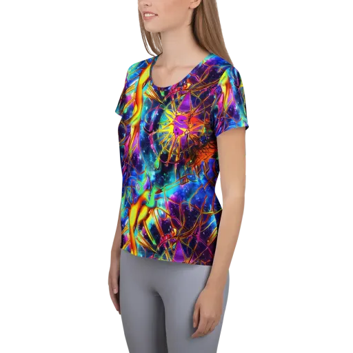 Starfire Circuit on a Women's Athletic T-Shirt
