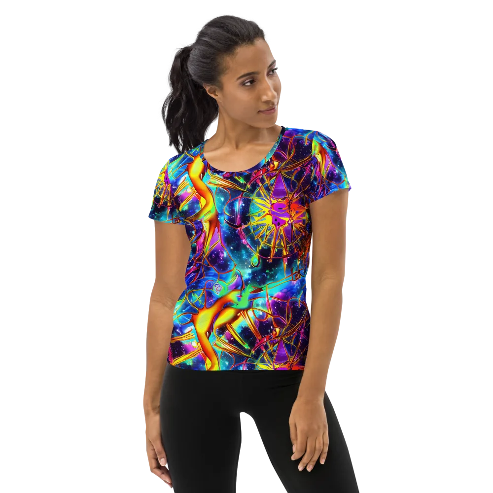 Starfire Circuit on Women's Athletic T-Shirt — Front