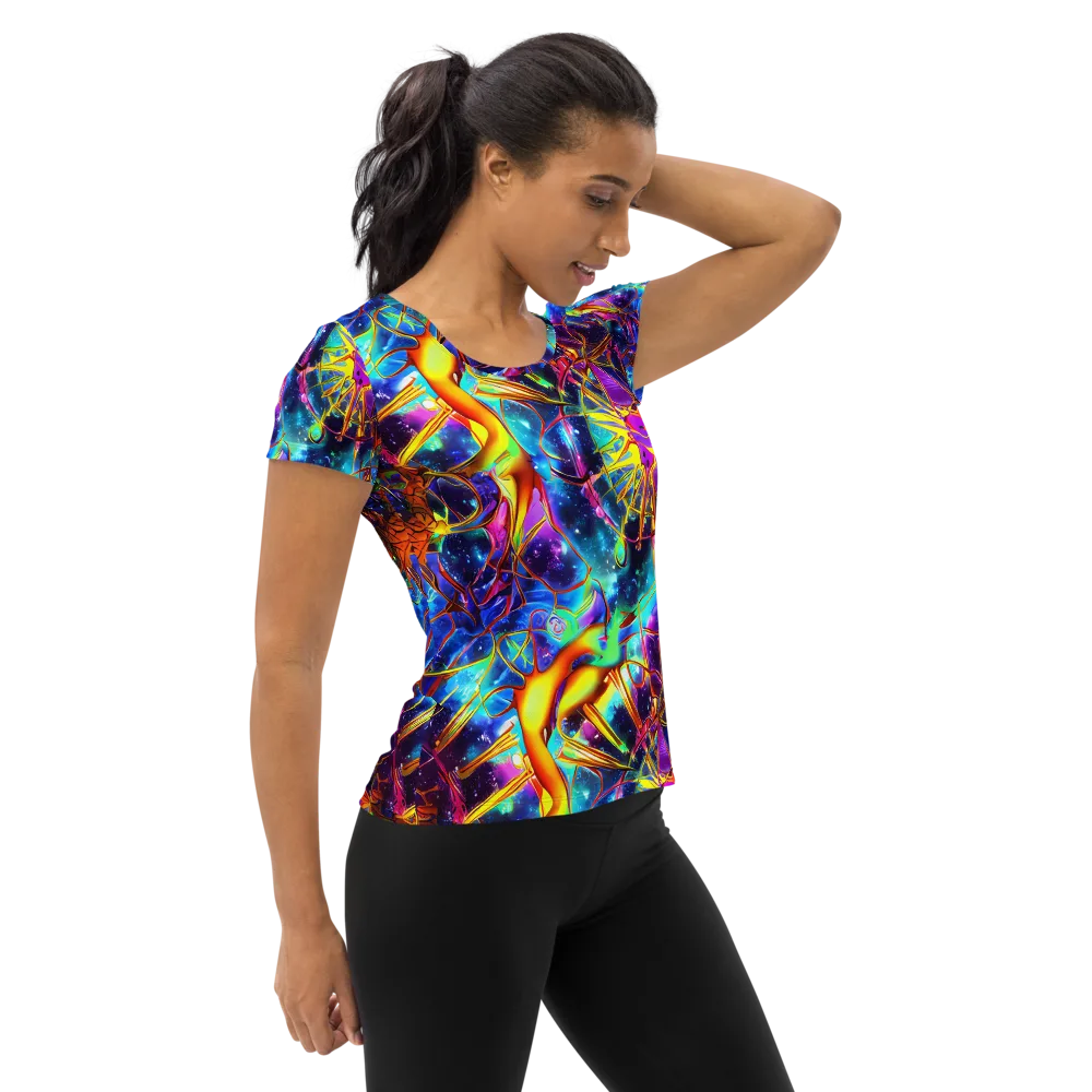 Starfire Circuit on Women's Athletic T-Shirt — Right