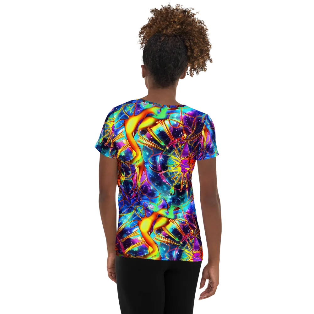 Starfire Circuit on Women's Athletic T-Shirt — Back