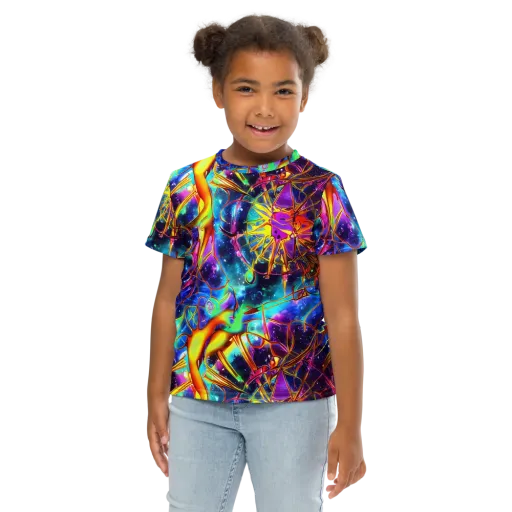 Starfire Circuit on a Kids Crew Neck T-Shirt