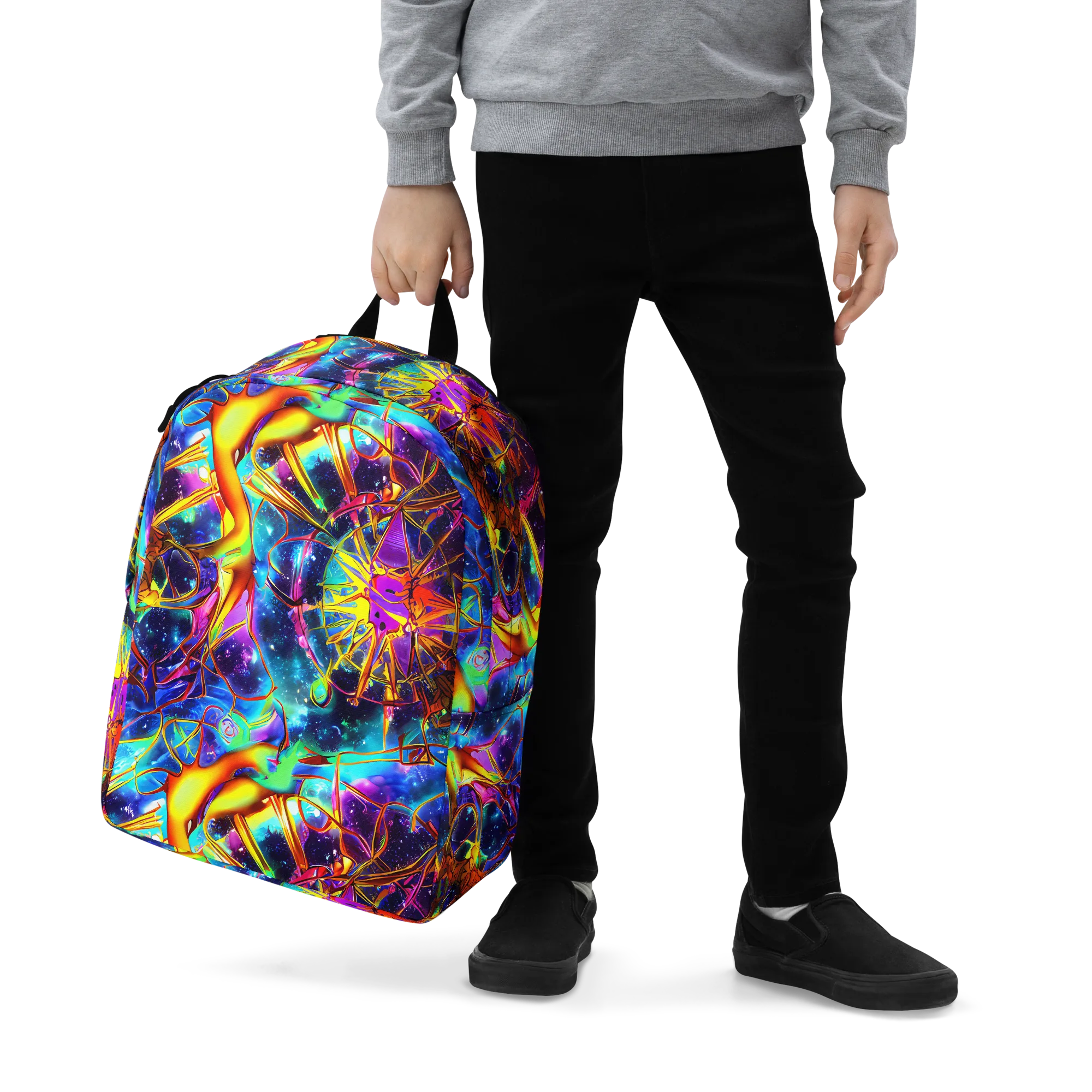 Starfire Circuit on Minimalist Backpack — Zoomed-in