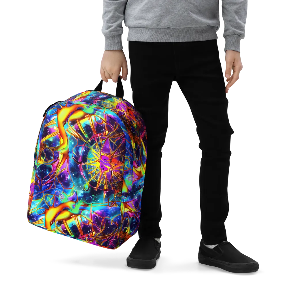 Starfire Circuit on Minimalist Backpack — Zoomed-in