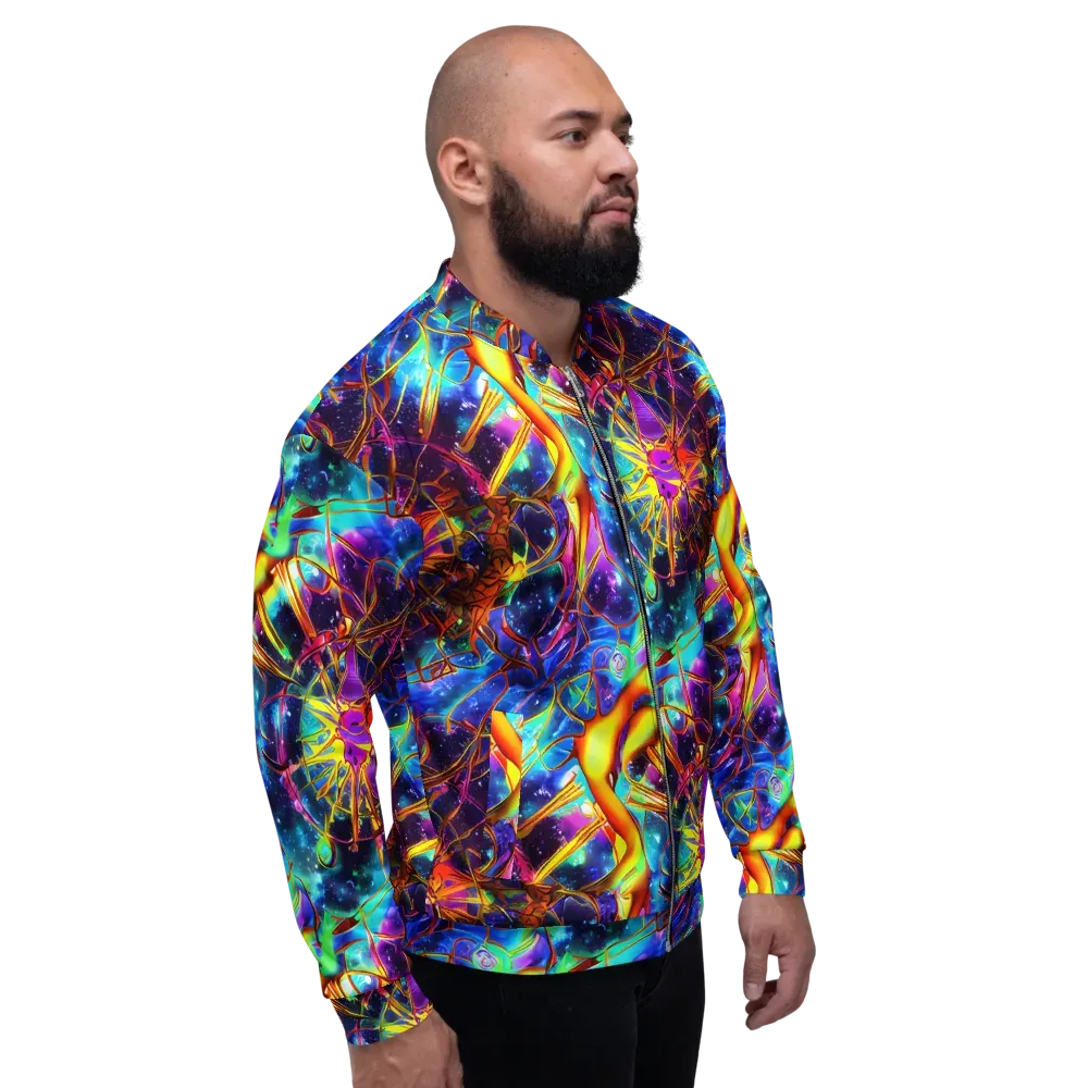 Starfire Circuit on Bomber Jacket — Right