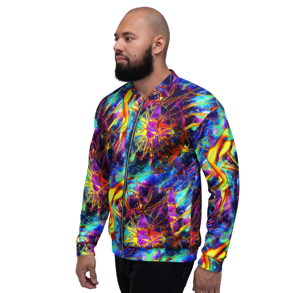 Starfire Circuit on Bomber Jacket — Left