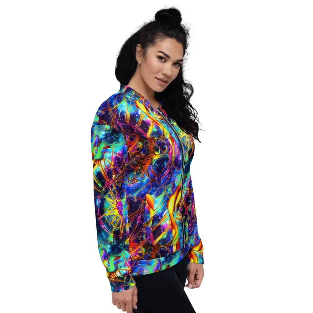 Starfire Circuit on Bomber Jacket — Right