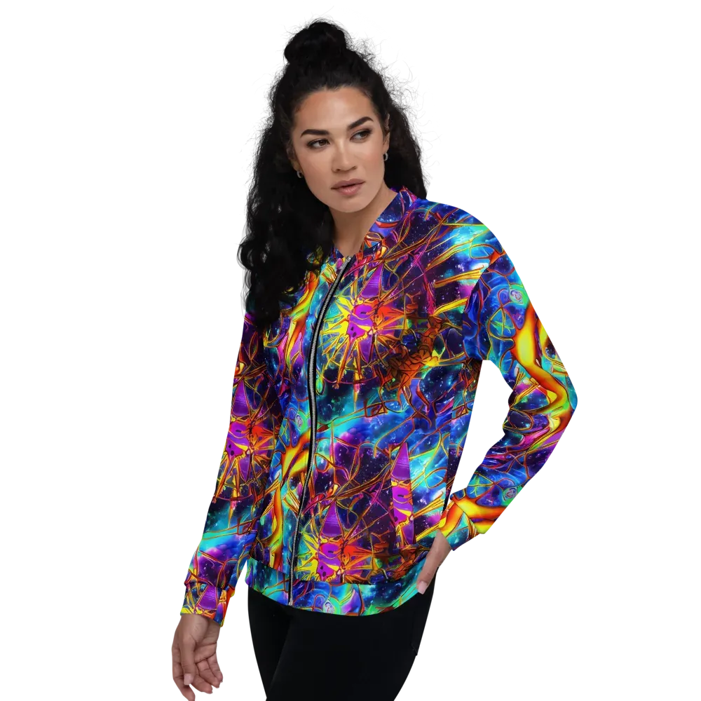 Starfire Circuit on Bomber Jacket — Left