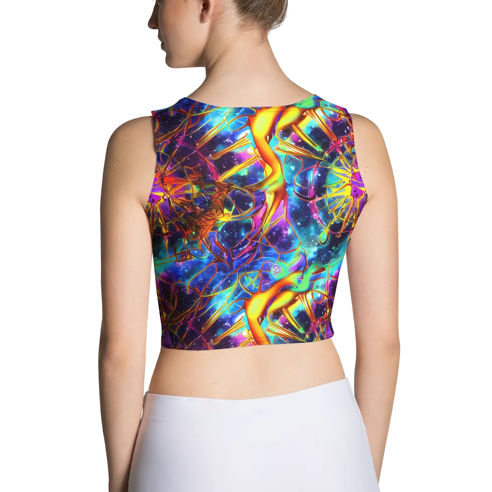 Starfire Circuit on Crop Top — Back