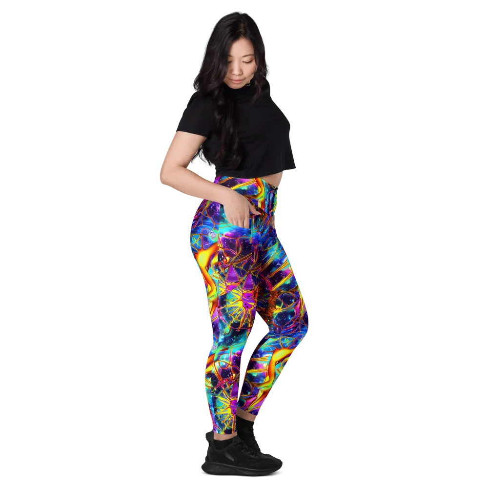 Starfire Circuit on Leggings with Pockets — Right