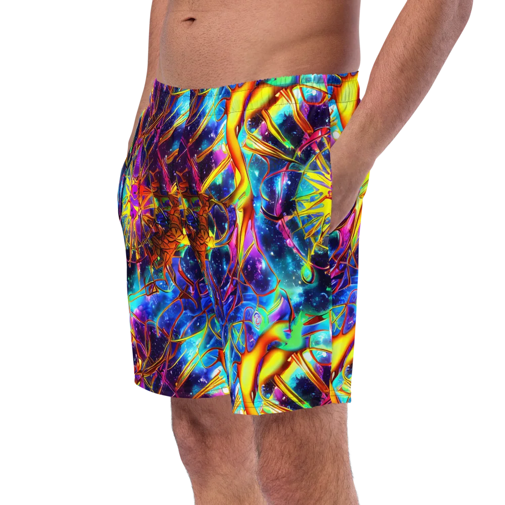 Starfire Circuit on Swim Trunks — Left Front