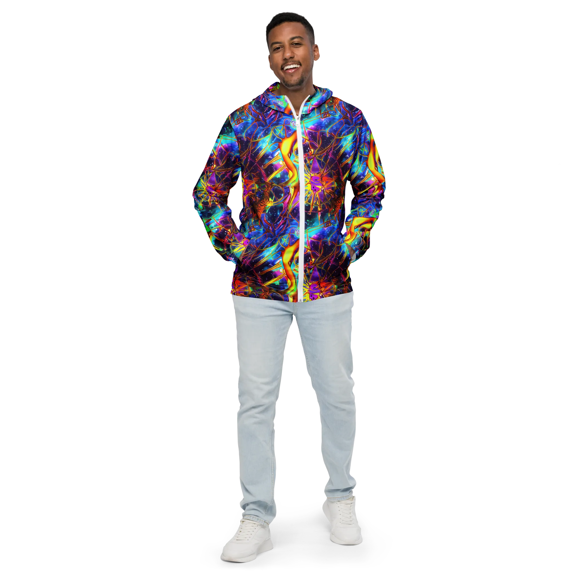 Starfire Circuit on Men's Windbreaker — Front