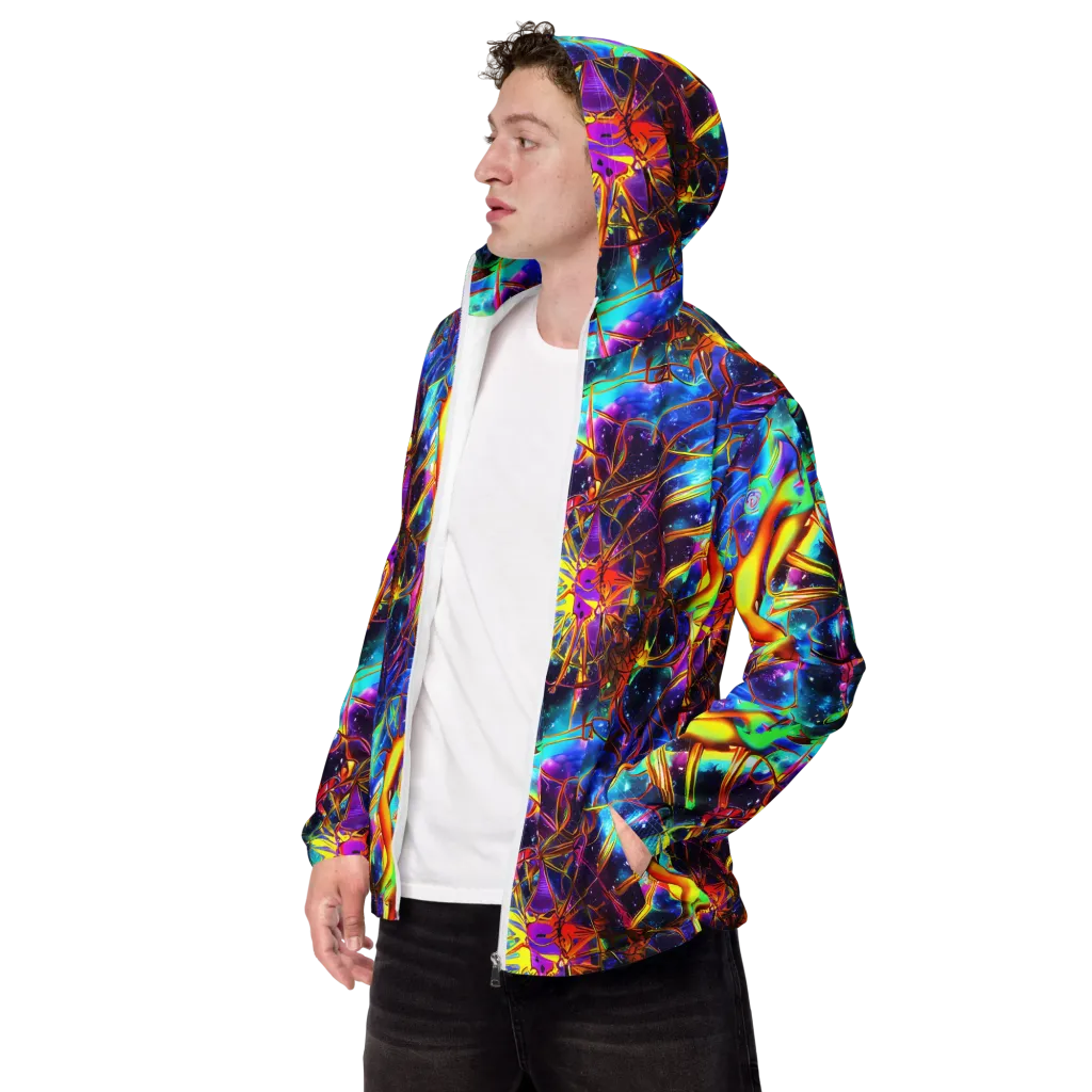 Starfire Circuit on Men's Windbreaker — Left Front