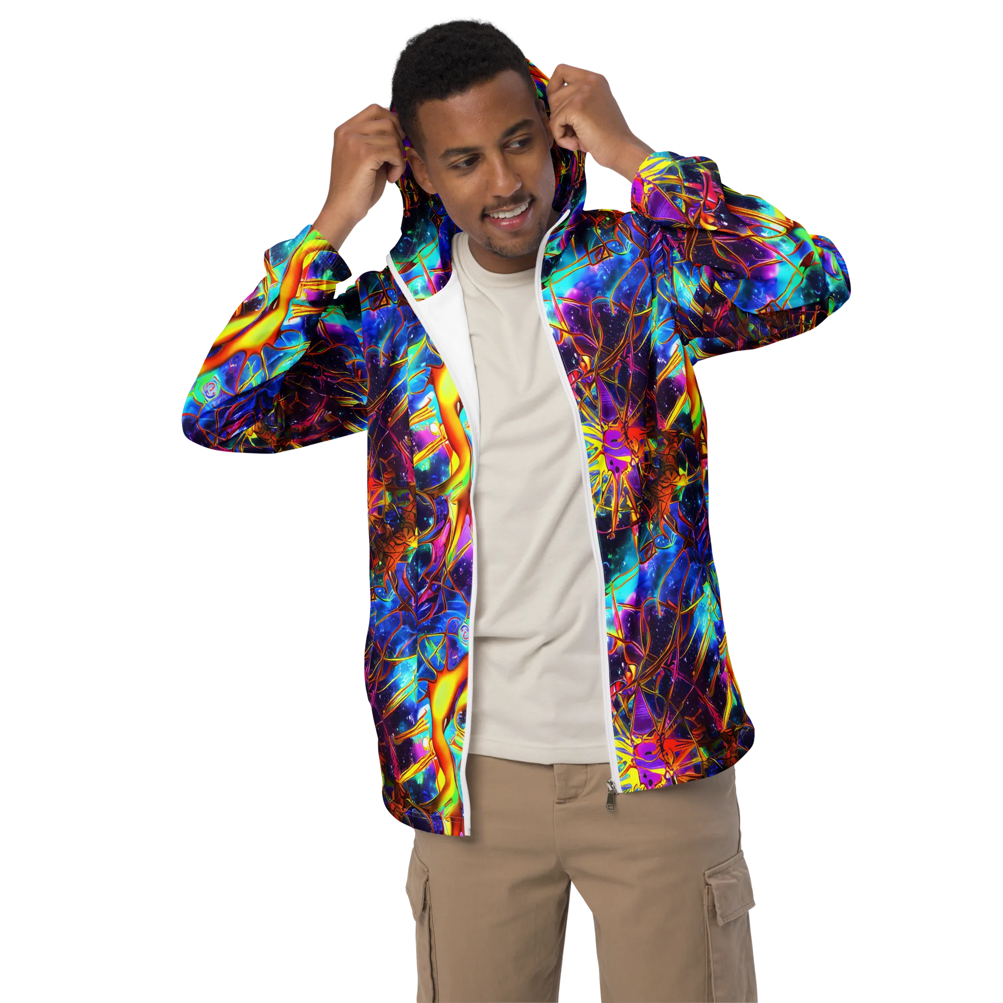 Starfire Circuit on Men's Windbreaker — Front