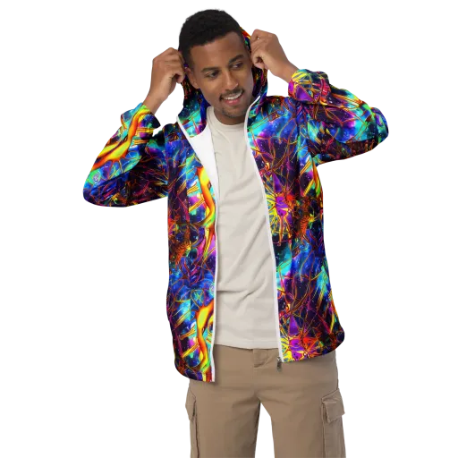 Starfire Circuit on a Men's Windbreaker
