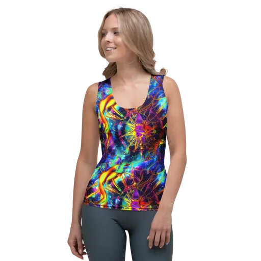 Starfire Circuit on a Women's Tank Top