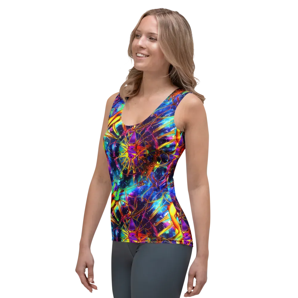 Starfire Circuit on Women's Tank Top — Left Front