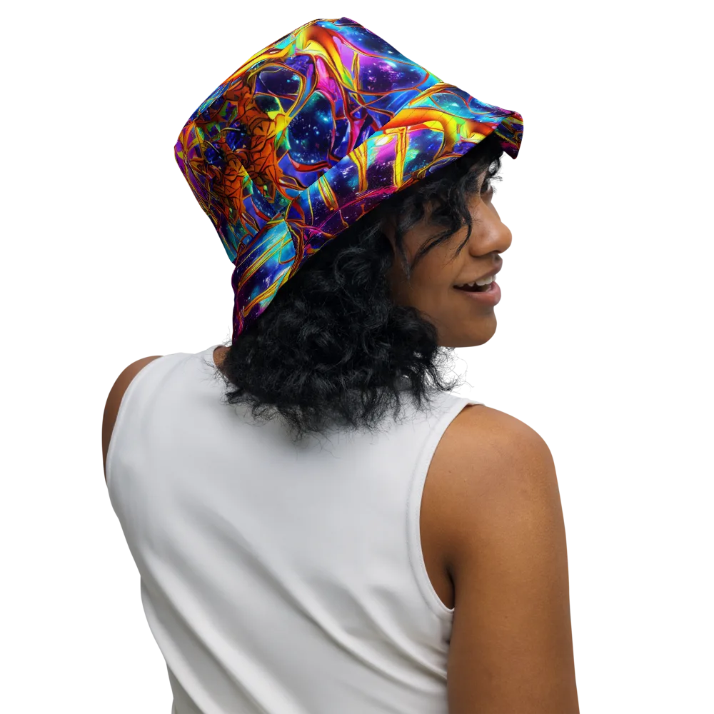 Starfire Circuit on Reversible Bucket Hat — Right Outside