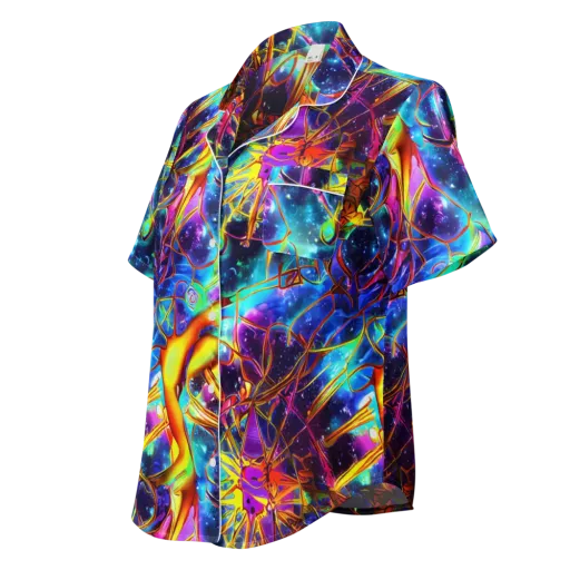Starfire Circuit on a Women's Short Sleeve Pajama Top