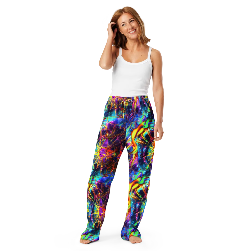 Starfire Circuit on Women's Pajama Pants — Front