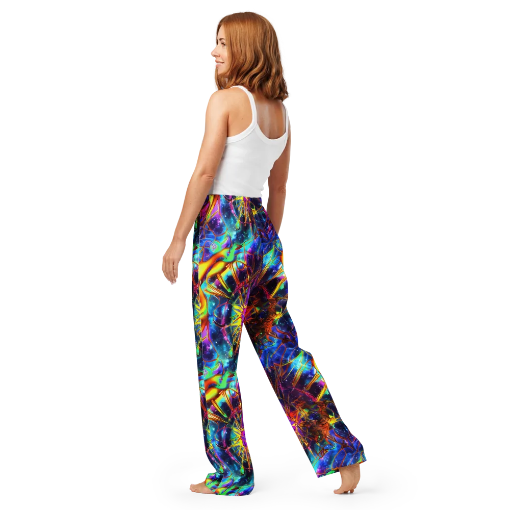 Starfire Circuit on Women's Pajama Pants — Back