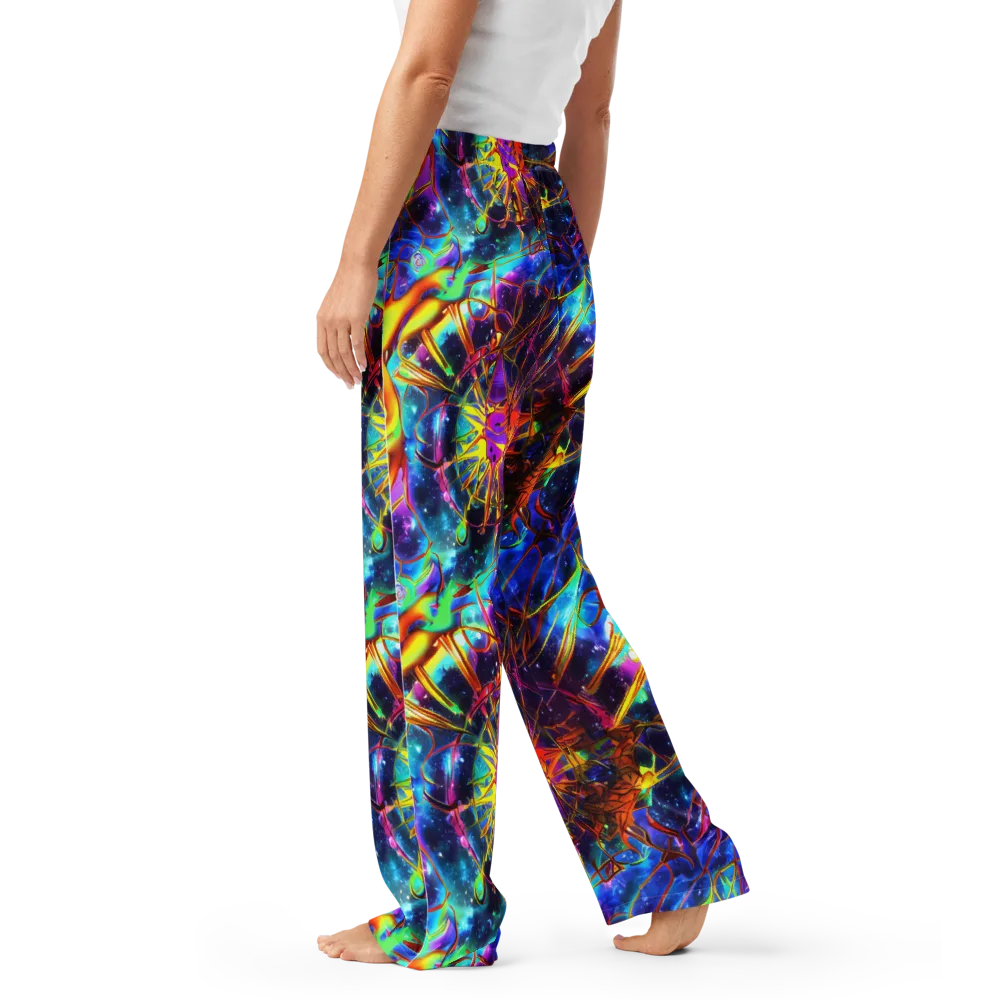 Starfire Circuit on Women's Pajama Pants — Left
