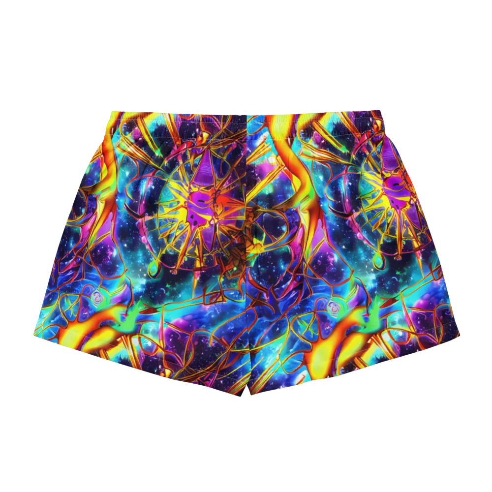 Starfire Circuit on Women's Pajama Shorts — Back