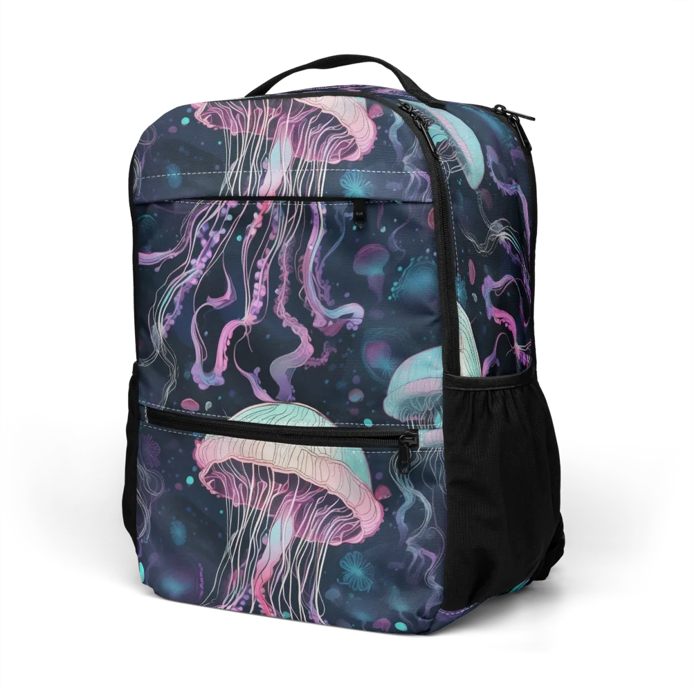 Moonlit Medusa on Utility Backpack — Left Front
