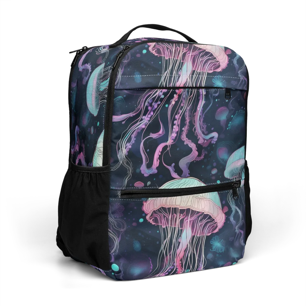 Moonlit Medusa on Utility Backpack — Right Front