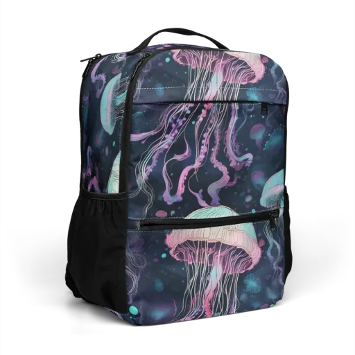 Moonlit Medusa on a Utility Backpack