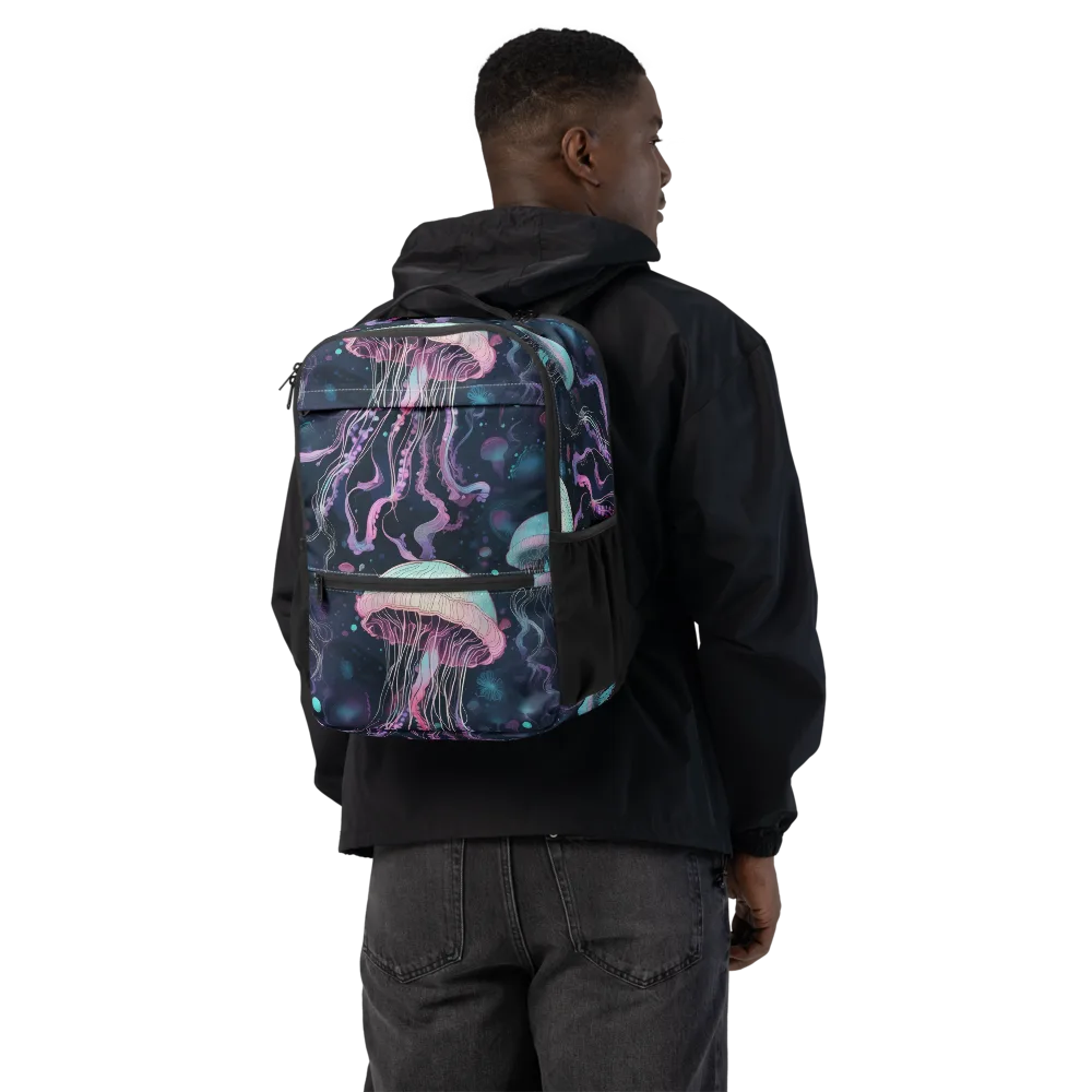 Moonlit Medusa on Utility Backpack — Back
