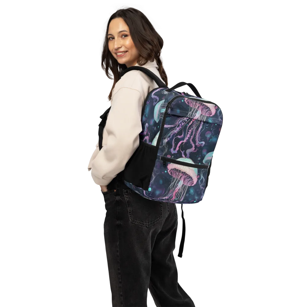 Moonlit Medusa on Utility Backpack — Back