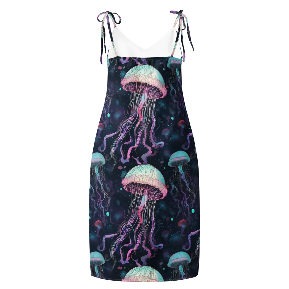 Moonlit Medusa on Slip Dress — Back
