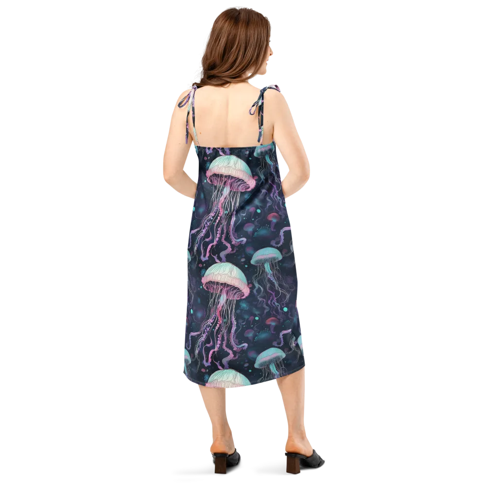 Moonlit Medusa on Slip Dress — Back