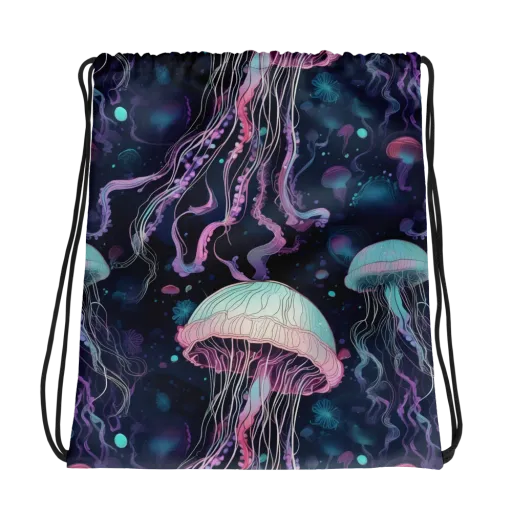 Moonlit Medusa on a Drawstring Bag