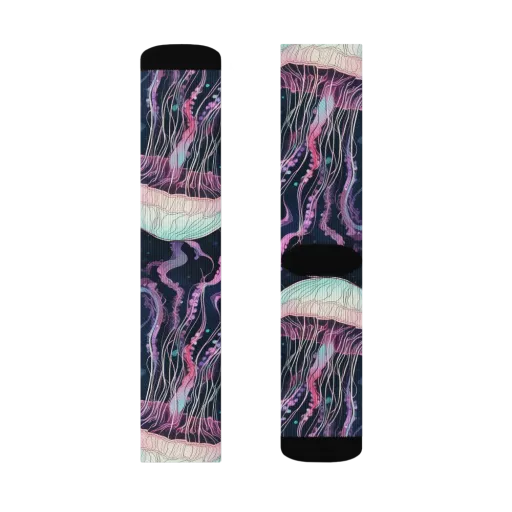 Moonlit Medusa on a Socks