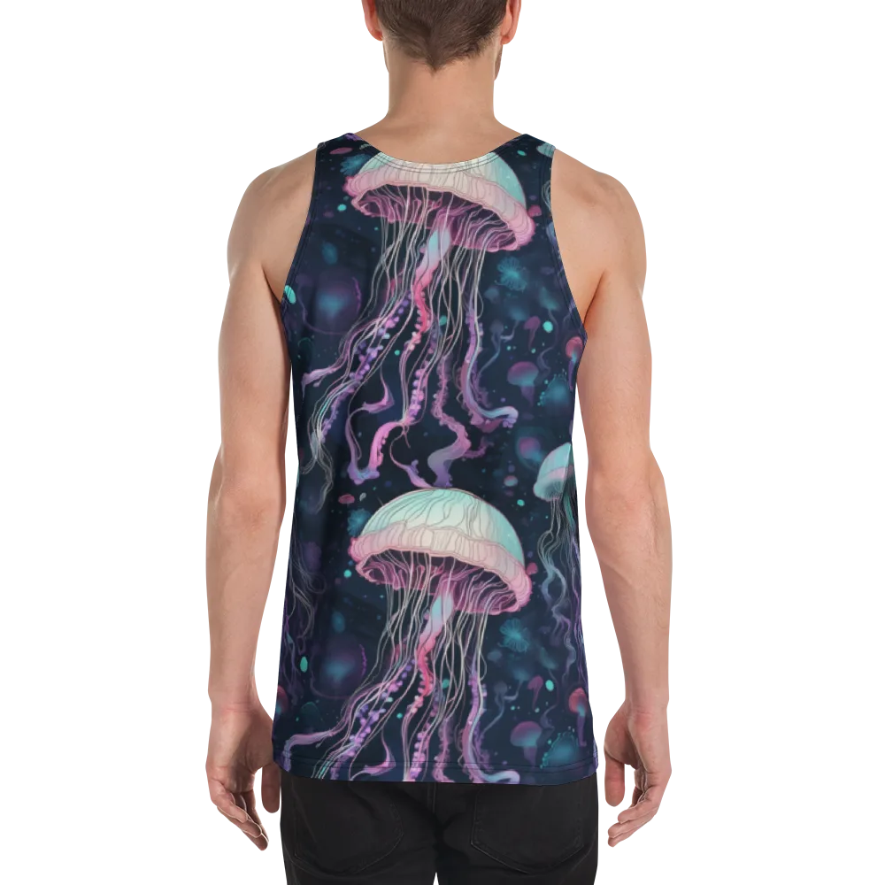 Moonlit Medusa on Men's Tank Top — Back