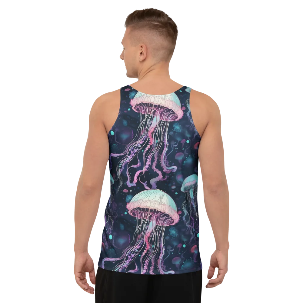 Moonlit Medusa on Men's Tank Top — Back
