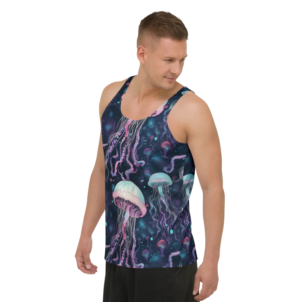 Moonlit Medusa on Men's Tank Top — Left Front