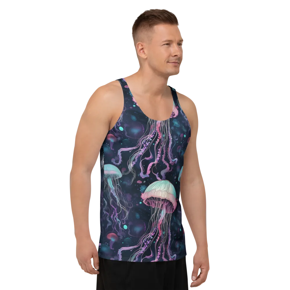 Moonlit Medusa on Men's Tank Top — Right Front