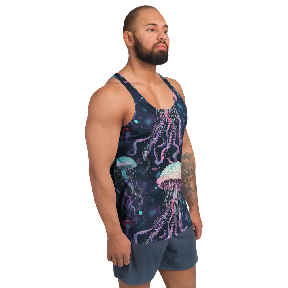 Moonlit Medusa on Men's Tank Top — Right Front