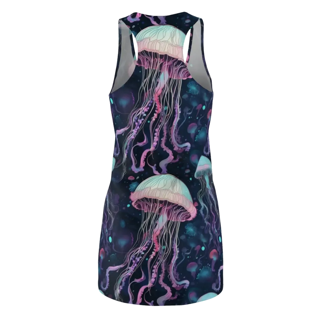 Moonlit Medusa on Racerback Dress — Back