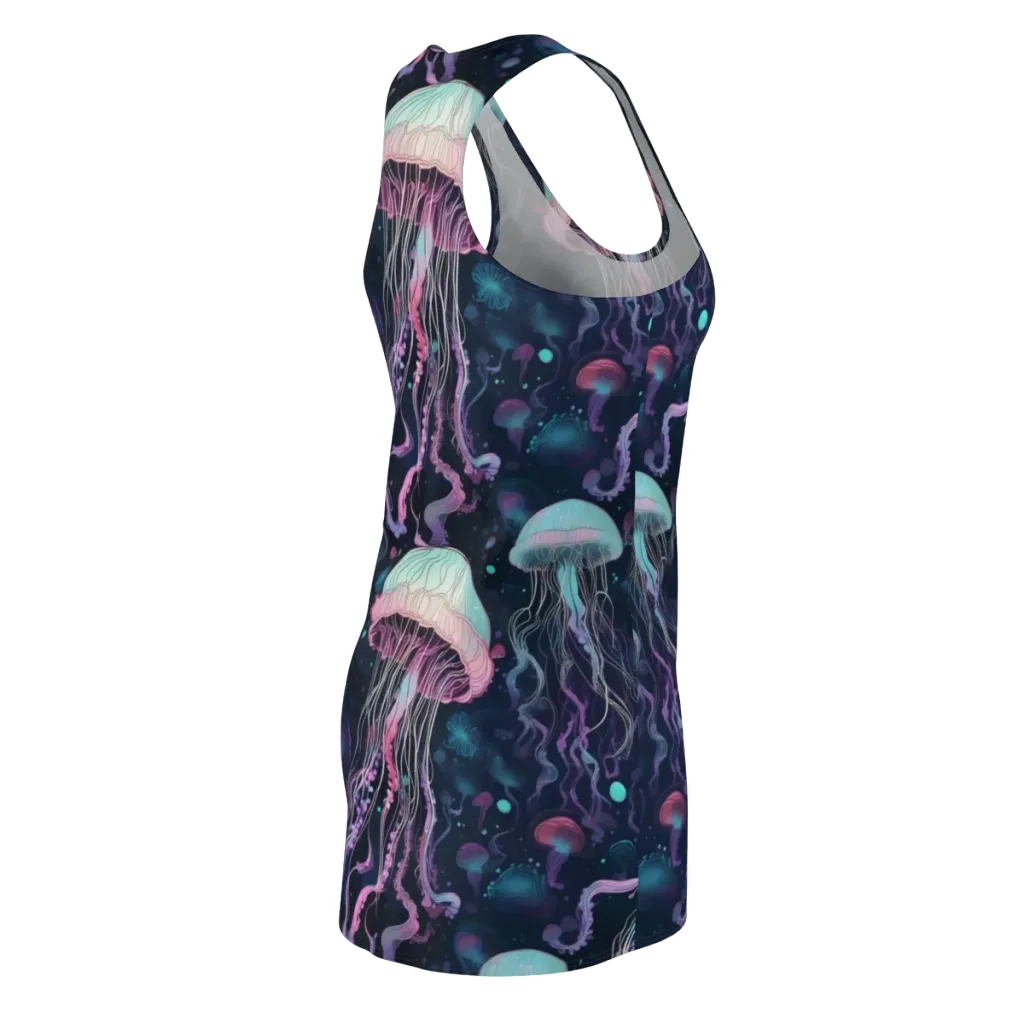 Moonlit Medusa on Racerback Dress — Back Side