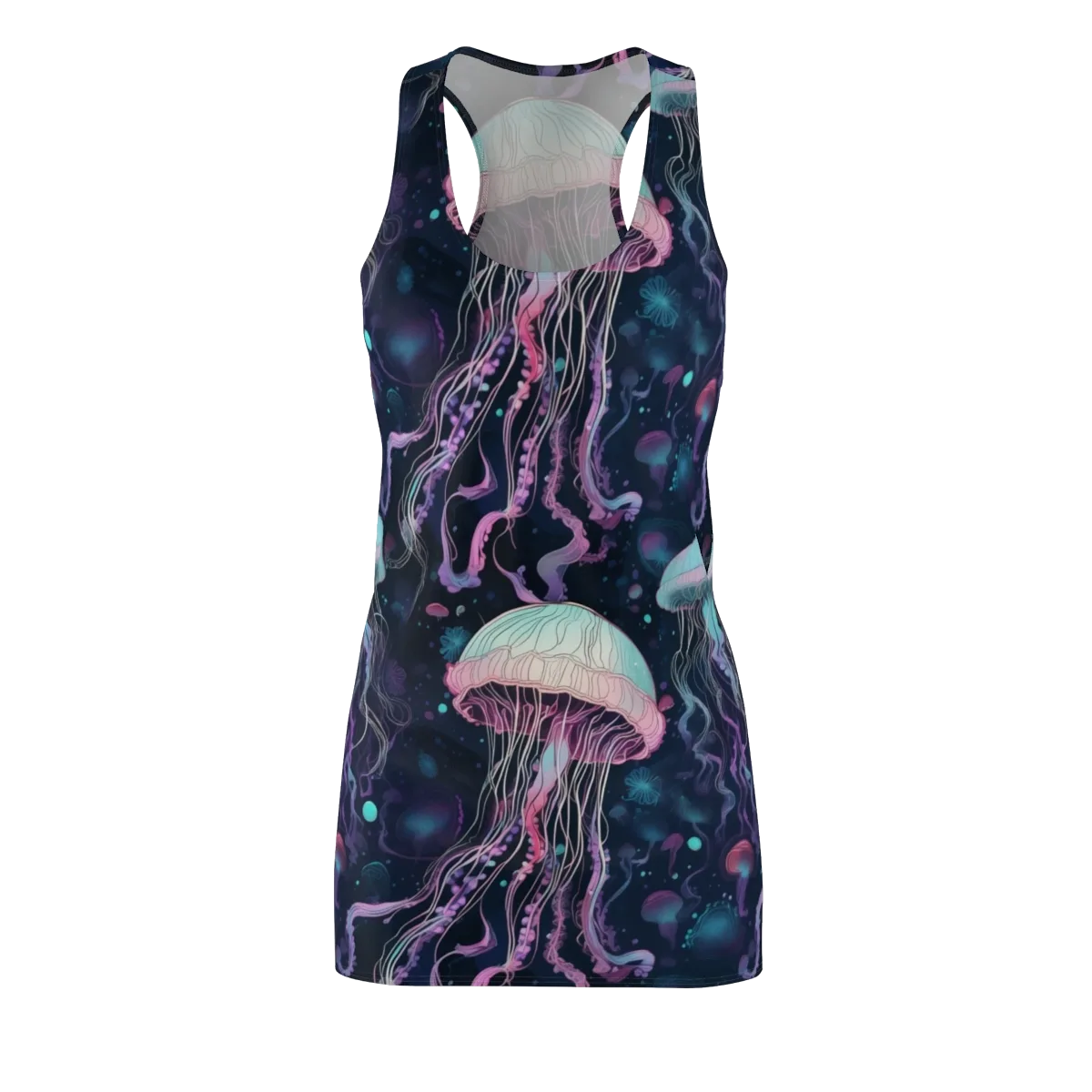 Moonlit Medusa on Racerback Dress — Front