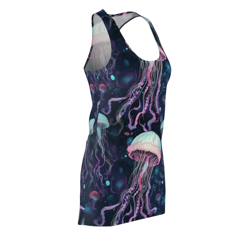 Moonlit Medusa on Racerback Dress — Front Side