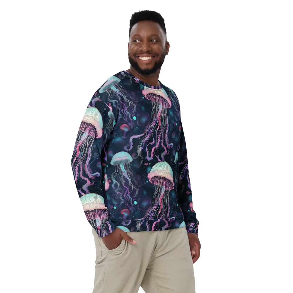 Moonlit Medusa on Sweatshirt — Front